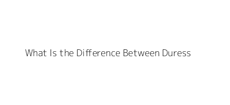 What Is the Difference Between Duress & Panic Alarm?